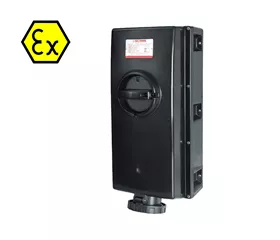 CEE-ATEX-Sicherheitssteckdose 125 A, IP66, verriegelt, ATEX II 2GD