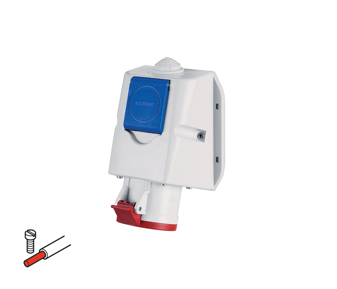 16 A, IP44/IP54, abgewinkelt