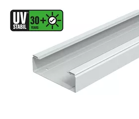 Kabelrinne ungelocht, 3m 60x100mm, grau 