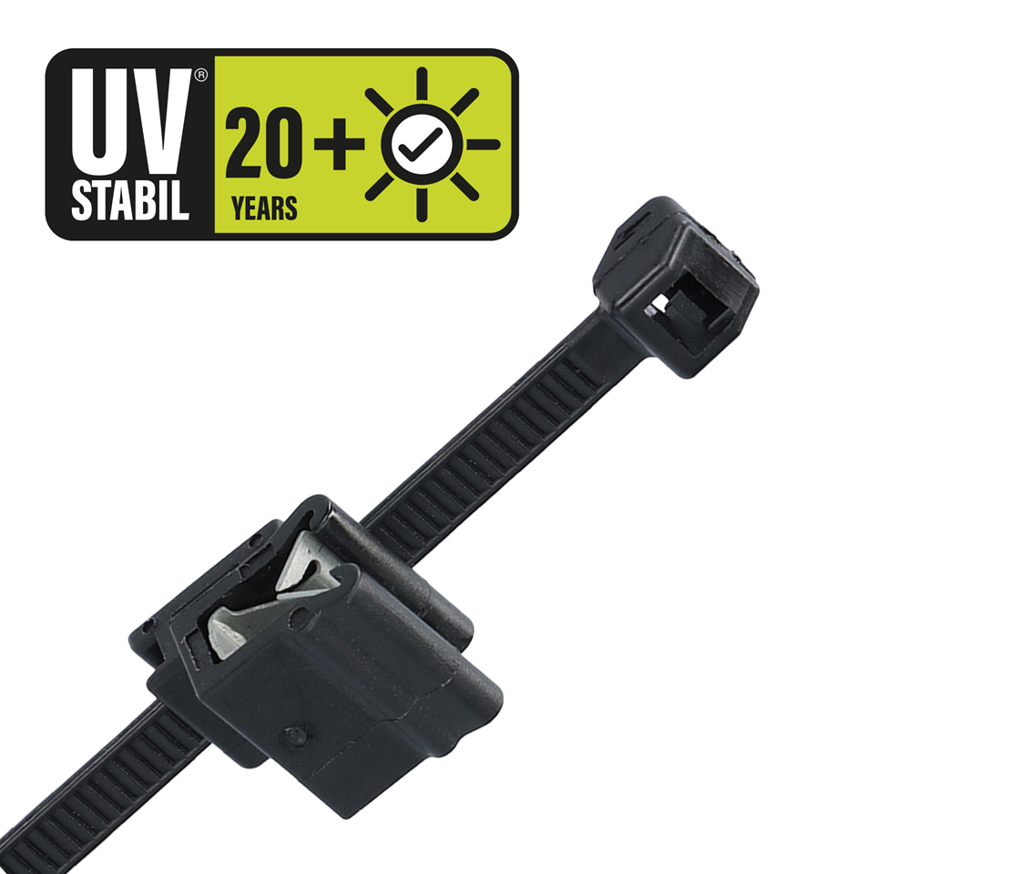 Kantenclips mit KABI 200x4.8mm