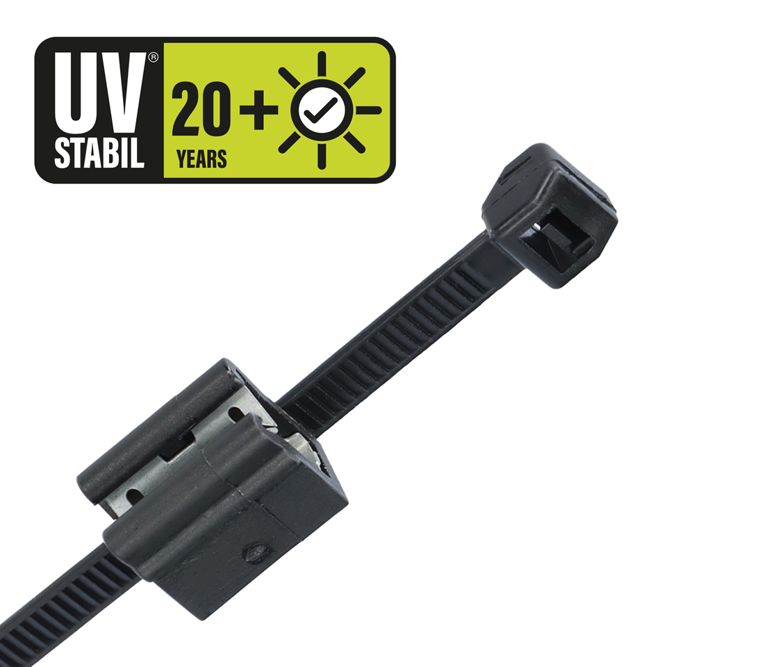 Kantenclips mit KABI 200x4.8mm