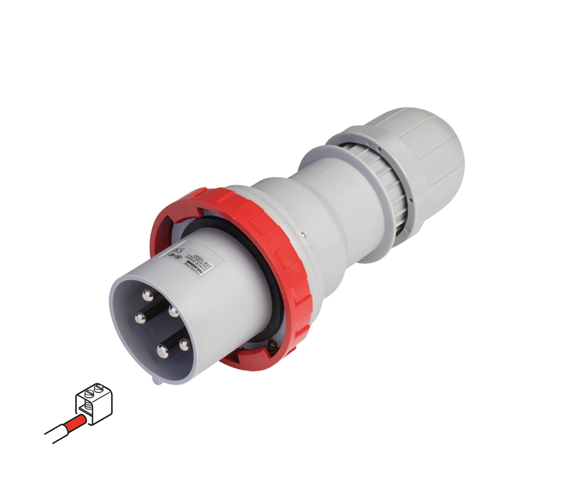 SCAME OPTIMA CEE-Stecker 63A 3P+N+E 6h