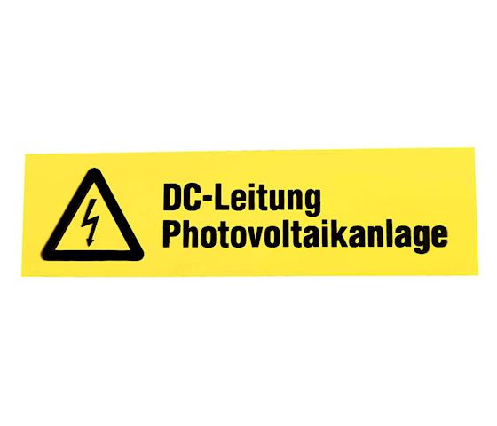 UV-stabile EET-Etiketten für Photovoltaik-Anlagen