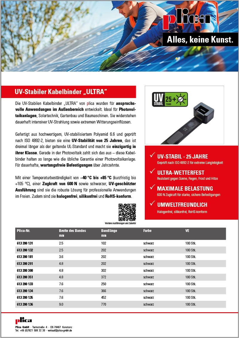 Kabelbinder ULTRA